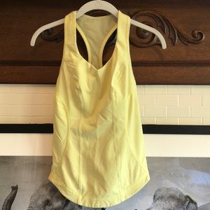 Lululemon tank - yellow